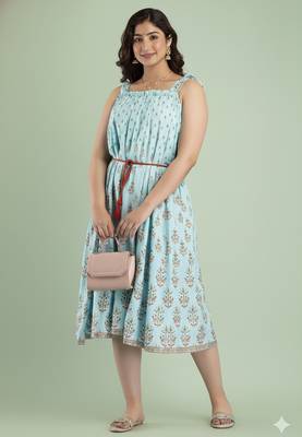 Ftdiva sleeveless anarkali kurta in light green 1