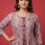Ftdiva women embroidered printed aliya cut kurta in multicolor