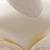 Blush yellow solid polyester party wear fit & flare girls dress