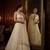 CREAM ORGENZA SILK EMBROIDERY SEMI STICHED  LEHENGA WHIT BLOUSE
