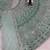 GREEN SOFT NET  EMBROIDERY SEMI STICHED  LEHENGA WHIT BLOUSE