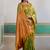 Weaving tussar silk light green saree