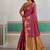 Weaving tussar silk onion pink saree