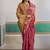 Weaving tussar silk onion pink saree