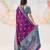 Faux kanjivaram silk weaving saree in purple