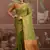 Tussar silk green weaving traditional saree