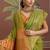 Tussar silk green weaving traditional saree