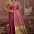 Tussar silk onion pink weaving traditional saree