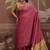 Tussar silk onion pink weaving traditional saree