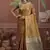 Tussar silk dark beige weaving traditional saree