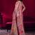 Light pink handloom weaving pashnima silk blend saree