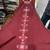 Maroon Sleeveless Cotton Kurti Set with Embroidery