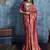 Handloom silk blend pink weaving saree
