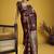 Maroon handloom satin saree with weaving work