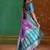 Lavender weaving handloom silk blend saree