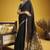 Handloom silk blend weaving black saree