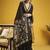 Handloom silk blend weaving black saree