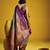 Handloom silk blend weaving saree in multi colour