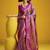 Handloom silk blend weaving saree in multi colour