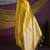 Mustard handloom silk blend weaving saree