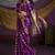 Purple handloom silk blend weaving saree