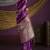 Purple handloom silk blend weaving saree