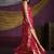 Red handloom silk blend weaving saree