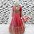 Kids chinon silk digital print with embroidered work wedding gown