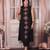 Black Sleeveless Cotton Kurti Set with Embroidery