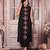 Black Sleeveless Cotton Kurti Set with Embroidery
