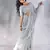 Pure georgette embellished sequinned party wear saree