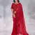 Pure georgette embellished sequinned party wear saree