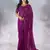 Pure georgette embellished sequinned party wear saree