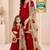 Designer party wear heavy silk mother daughter top sharara & dupatta set