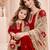 Designer party wear heavy silk mother daughter top sharara & dupatta set