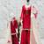 Designer party wear heavy silk mother daughter top sharara & dupatta set