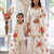 Designer party wear heavy silk mother daughter top sharara & dupatta set