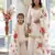Designer party wear heavy silk mother daughter top sharara & dupatta set