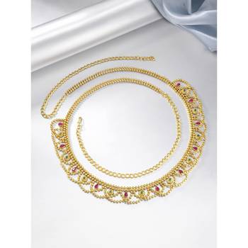 Aheli kamar band belly waist chain traditional ethnic jewellery for women 2