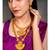 Aheli traditional ethnic bridal choker long necklace with jhumka earrings jewellery sets