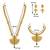 Aheli traditional ethnic bridal choker long necklace with jhumka earrings jewellery sets