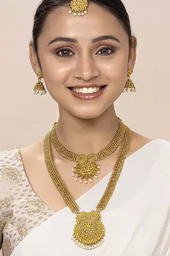 Aheli traditional wedding bridal dulhan jewellery set gift for women