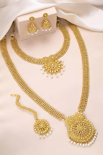 Aheli traditional wedding bridal dulhan jewellery set gift for women