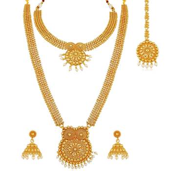 Aheli traditional wedding bridal dulhan jewellery set gift for women 3