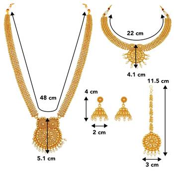 Aheli traditional wedding bridal dulhan jewellery set gift for women 4
