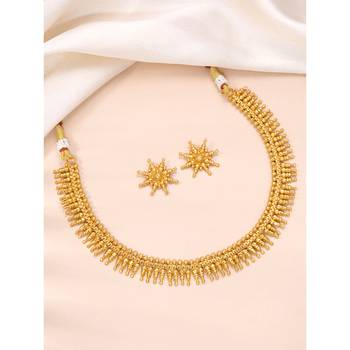 Aheli traditional maharani necklace with earrings traditional festive bridal jewellery set 2