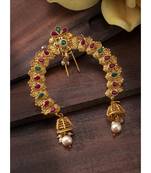 Aheli traditional juda pins with pearl jhumki drops wedding hair accessories gift for women