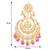 Aheli gold plated indian ethnic bridal kundan pearl chandbali earrings for women girls fancy