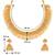 Aheli traditional pearl studded festive bridal short necklace choker with jhumki earrings jewellery sets