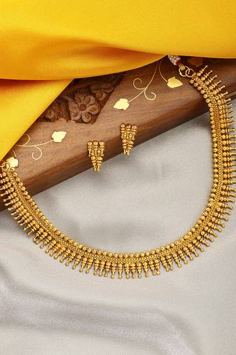 Aheli traditional choker necklace with earring jewellery set